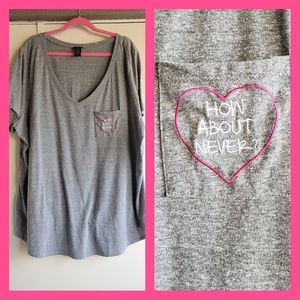 Torrid Size 4 V Neck Tee